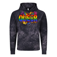 Cloud Black queer Vintage Hoodie - FaDigitalArtStudio