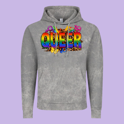 Queer Vintage Hoodie Designed By Fadigitalartstudio