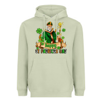 Matcha happy st patricks day with st patricks Heavyweight Hoodie - AdoDesignShop