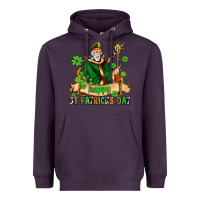 Plum happy st patricks day with st patricks Heavyweight Hoodie - AdoDesignShop