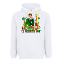 White happy st patricks day with st patricks Heavyweight Hoodie - AdoDesignShop