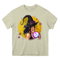 Mossy Black Witch Heavy Core Tee - texasbilliewilder