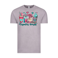 Vintage Zinc rt respiratory therapist coffee cups Vintage Tee - OliviaCreatesArt