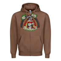 Chestnut ladybuy gnomies rainbow Zipper Hoodie - BarkalooDesign