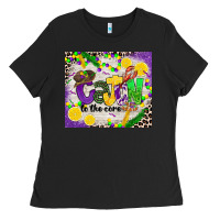 Black cajun to the core Ladies Tee - CowGirlArtShop