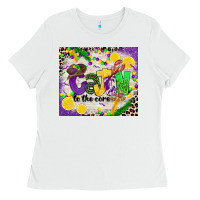 White cajun to the core Ladies Tee - CowGirlArtShop