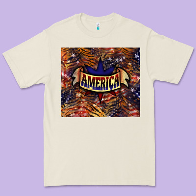 Tiger America Tumbler 4th Of July Premium Tee Designed By Howdyjamesfarm