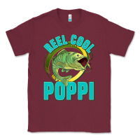 Burgundy reel cool poppi Classic Tee - Jasminsmagicworld