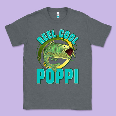 Reel Cool Poppi Classic Tee Designed By Jasminsmagicworld