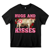 Black hugs and kisses charolais bull Heavy Core Tee - RanaPortraitStore