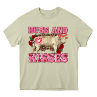 Mossy hugs and kisses charolais bull Heavy Core Tee - RanaPortraitStore