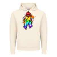 Vintage Artic Pride ribbon Vintage Hoodie - FaDigitalArtStudio