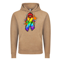 Pride Ribbon Vintage Hoodie | Teevron