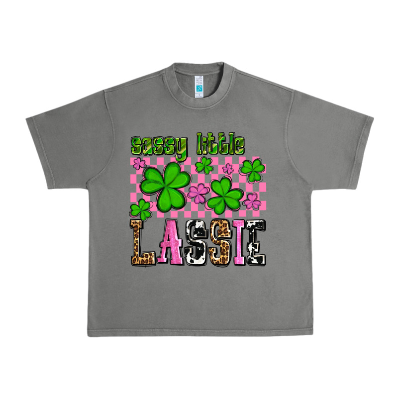St. Patrick's Day Sassy Little Lassie Urban Heavy Tee by OliviaCreatesArt | Teevron