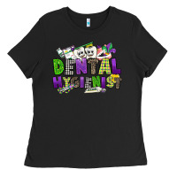 Dental Hygienest Mardi Gras Ladies Tee | Teevron