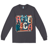 Smoke America with lightning bolt 4th of july Long Sleeve Tee - FaDigitalArtStudio