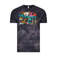 Cloud Black pharmacy tech Vintage Tee - OliviaCreatesArt