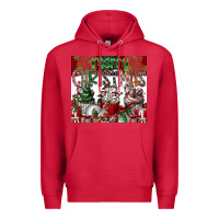 Cardinal merry Christmas Premium Hoodie - CowhideDigitalArt