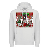 Dove Grey merry Christmas Premium Hoodie - CowhideDigitalArt