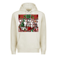 Oatmeal Heather merry Christmas Premium Hoodie - CowhideDigitalArt