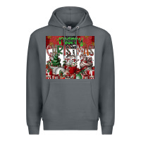 Rock merry Christmas Premium Hoodie - CowhideDigitalArt