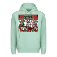 Seafoam merry Christmas Premium Hoodie - CowhideDigitalArt