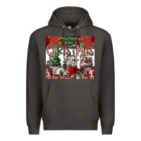 Smoke merry Christmas Premium Hoodie - CowhideDigitalArt