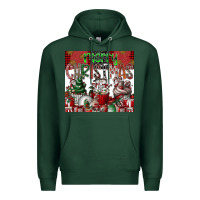 Sports Green merry Christmas Premium Hoodie - CowhideDigitalArt
