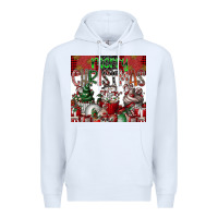 White merry Christmas Premium Hoodie - CowhideDigitalArt