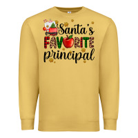 Antique Gold santa's favorite principal Premium Sweatshirt - AdoDesignShop