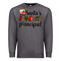 Charcoal Heather santa's favorite principal Premium Sweatshirt - AdoDesignShop