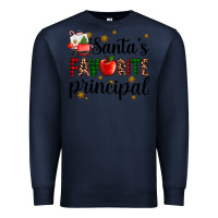 Navy santa's favorite principal Premium Sweatshirt - AdoDesignShop
