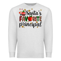 Oatmeal Heather santa's favorite principal Premium Sweatshirt - AdoDesignShop
