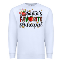 White santa's favorite principal Premium Sweatshirt - AdoDesignShop
