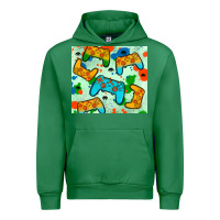 Emerald gaming controller Urban Hoodie - JahusDesignShop