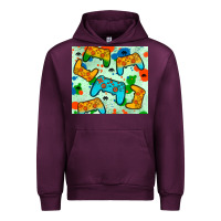 Mauve Wine gaming controller Urban Hoodie - JahusDesignShop