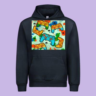 Gaming Controller Urban Hoodie Designed By Jahusdesignshop