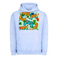 Pigment Grape Ice gaming controller Urban Hoodie - JahusDesignShop