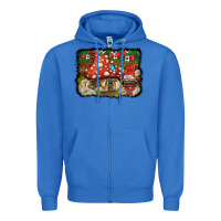 True Royal welcome ladybug gnome background Zipper Hoodie - BarkalooDesign