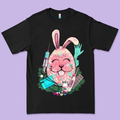 Easter Egg Nurse Easter Day Premium Tee Designed By Howdyjamesfarm
