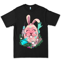 Black Easter egg Nurse Easter Day Premium Tee - HowdyJamesFarm