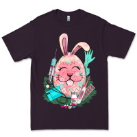 Plum Easter egg Nurse Easter Day Premium Tee - HowdyJamesFarm