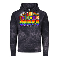 Cloud Black the future is queer Vintage Hoodie - FaDigitalArtStudio