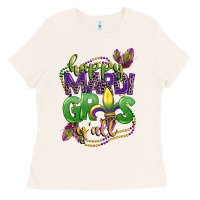 Bone happy mardi gras yall Ladies Tee - CowGirlArtShop