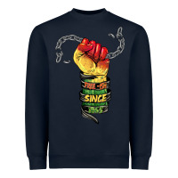 Navy free ish since 1865 Heavyweight Sweatshirt - BarkalooDesign