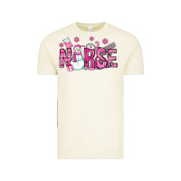 Vintage Arctic nurse pink christmas Vintage Tee - OliviaCreatesArt