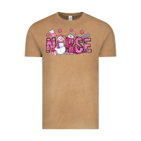 Vintage Camel nurse pink christmas Vintage Tee - OliviaCreatesArt