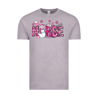 Vintage Zinc nurse pink christmas Vintage Tee - OliviaCreatesArt