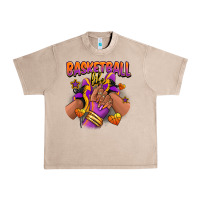 French Oak Basketball life afro girl sneakers Urban Heavy Tee - RanaPortraitStore