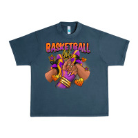 Midnight Navy Basketball life afro girl sneakers Urban Heavy Tee - RanaPortraitStore